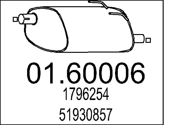 Купити MR266475 Mitsubishi Вихлоп