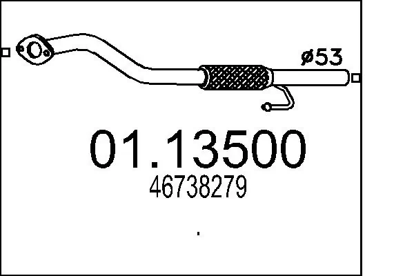 7305 Polmostrow Середній глушник