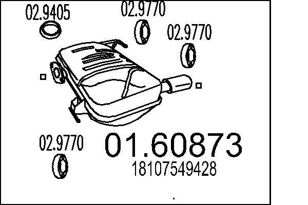 Вихлопна труба BMW 3 седан (E90) (2004 - 2013) ціна, від 144.04 USD