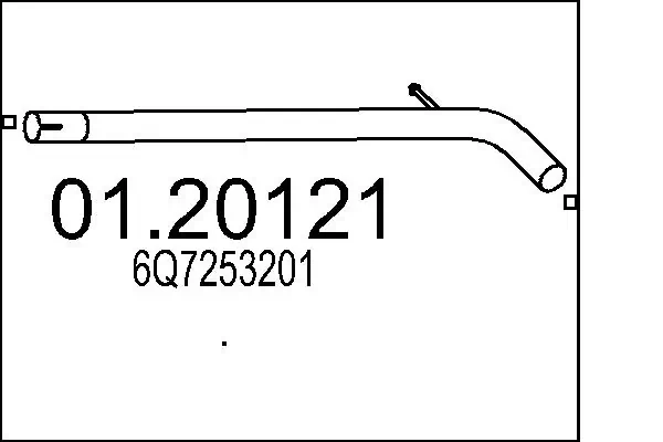 ED2466 Edex Середній глушник