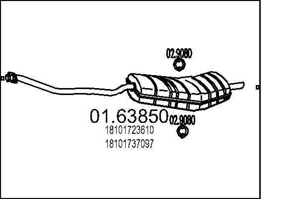 Вихлопна труба Polmostrow 331 ціна, від 24.24 USD