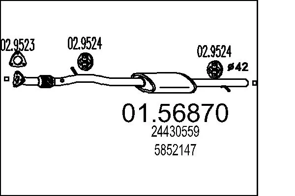  General Motors 24430559 ціна, від 67.39 USD