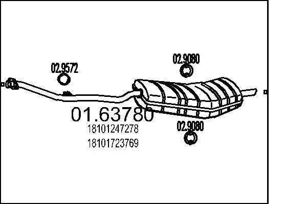 Вихлопна труба Polmostrow 321 ціна, від 109.81 USD