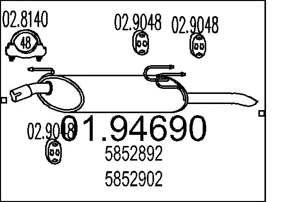 Вихлоп Polmostrow FP5050G31 ціна, від 42.75 USD