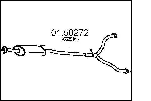 Глушник Peugeot/Citroen 96629168 ціна, від 181.36 USD