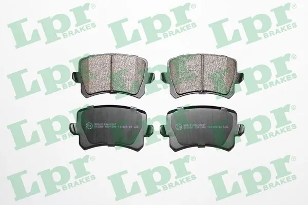 05P1390 LPR Колодки гальмівні задні, дискові