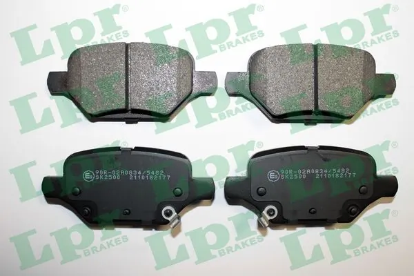 05P2177 LPR Колодки гальмівні задні, дискові