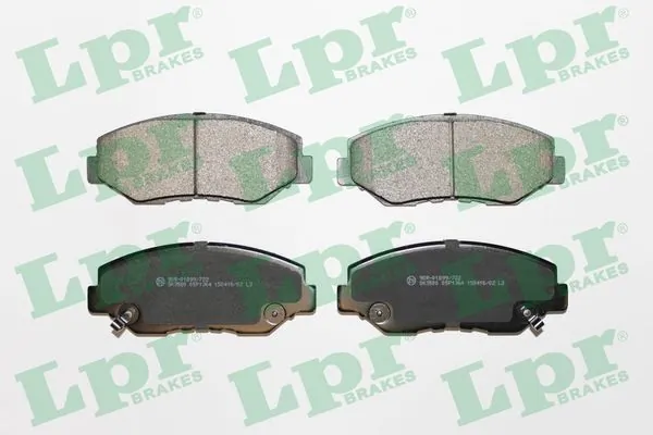 05P1364 LPR Передні гальмівні колодки