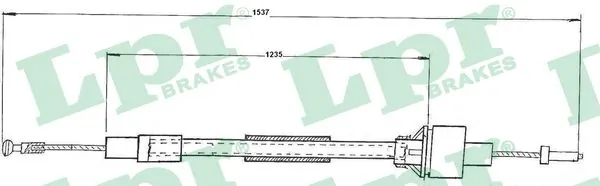 Купити Трос зчеплення Ford Sierra II GBG, GB4