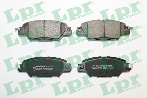 05P2069 LPR Колодки гальмівні задні, дискові