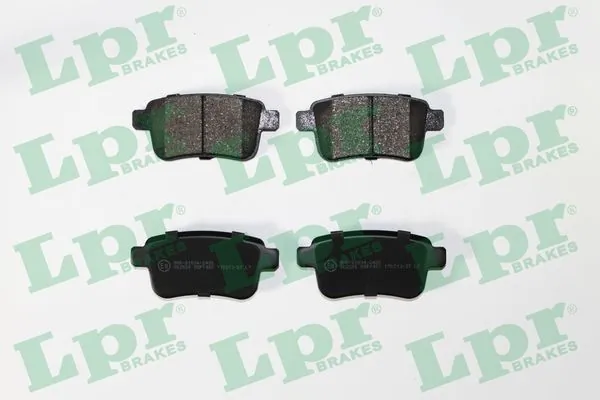 05P1487 LPR Колодки гальмівні задні, дискові