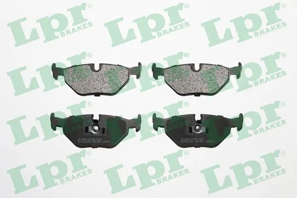 05P297 LPR Колодки гальмівні задні, дискові