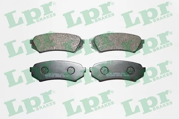 05P835 LPR Колодки гальмівні задні, дискові