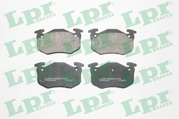 05P275 LPR Колодки гальмівні задні, дискові