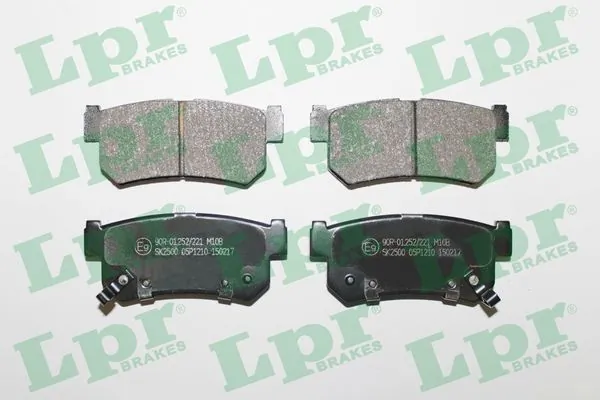 05P1210 LPR Колодки гальмівні задні, дискові
