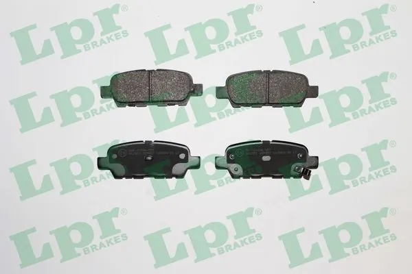 05P857 LPR Колодки гальмівні задні, дискові