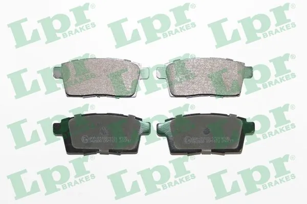 05P1572 LPR Колодки гальмівні задні, дискові