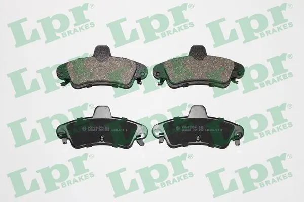 05P1292 LPR Колодки гальмівні задні, дискові
