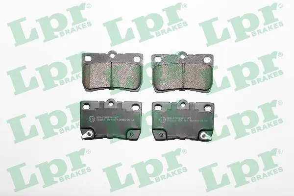 05P1407 LPR Колодки гальмівні задні, дискові