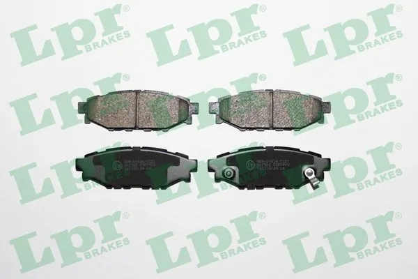 05P1408 LPR Колодки гальмівні задні, дискові