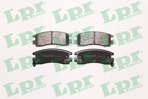 05P1031 LPR Колодки гальмівні задні, дискові