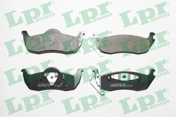 05P1405 LPR Колодки гальмівні задні, дискові