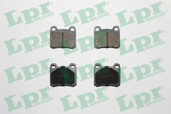 05P181 LPR Колодки гальмівні задні, дискові
