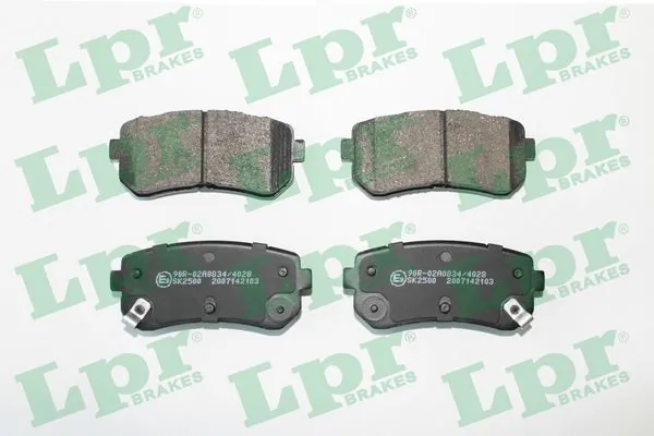 05P2103 LPR Колодки гальмівні задні, дискові
