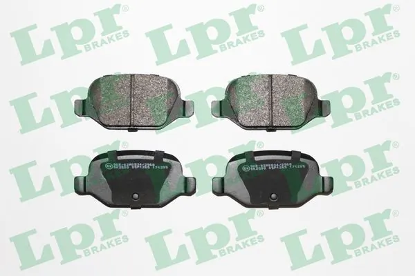 05P1265 LPR Колодки гальмівні задні, дискові