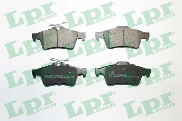 05P1236 LPR Колодки гальмівні задні, дискові