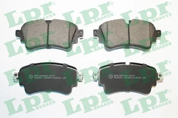 05P2039 LPR Колодки гальмівні задні, дискові