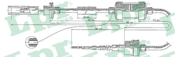Купити LC111 Kamoka Трос зчеплення