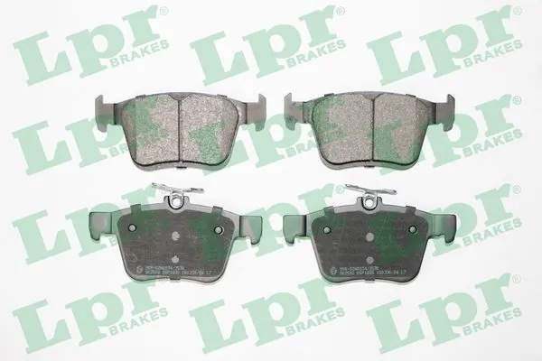 05P1835 LPR Колодки гальмівні задні, дискові