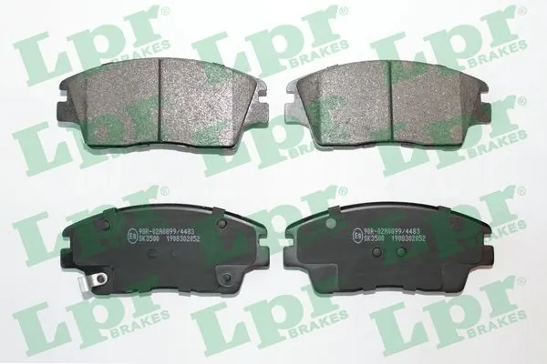 05P2052 LPR Передні гальмівні колодки