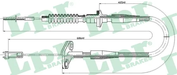 Купити LC121 Kamoka Трос зчеплення