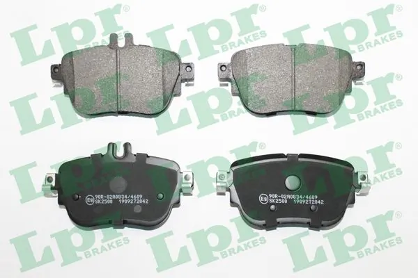05P2042 LPR Колодки гальмівні задні, дискові