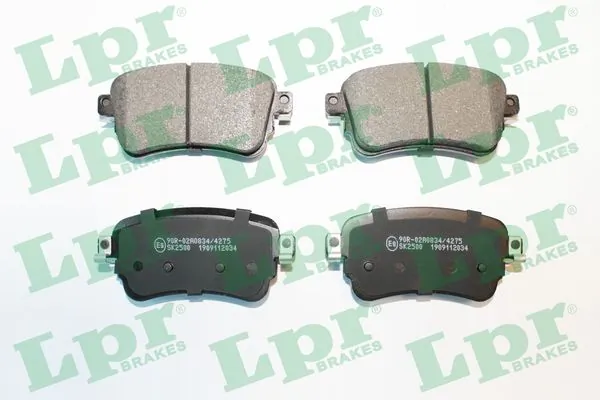 05P2034 LPR Колодки гальмівні задні, дискові