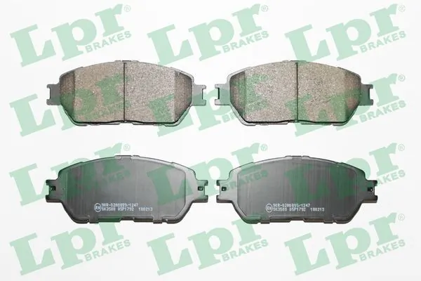 05P1792 LPR Передні гальмівні колодки