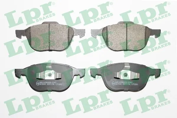 05P1190 LPR Передні гальмівні колодки