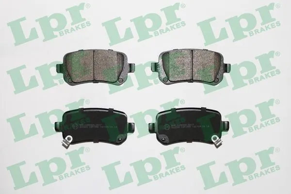 05P1550 LPR Колодки гальмівні задні, дискові