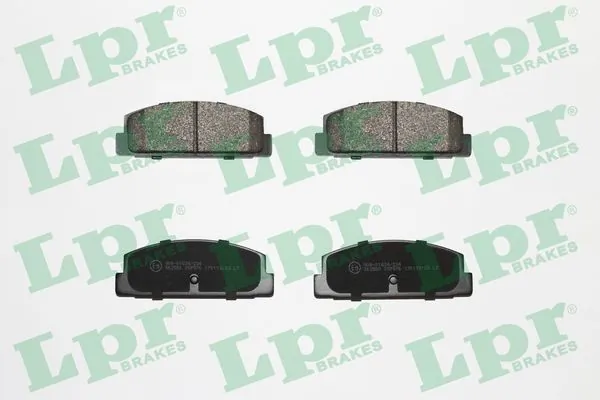 05P876 LPR Колодки гальмівні задні, дискові