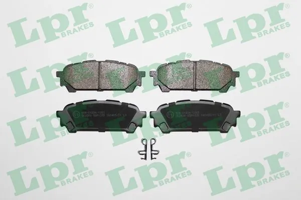 05P1335 LPR Колодки гальмівні задні, дискові