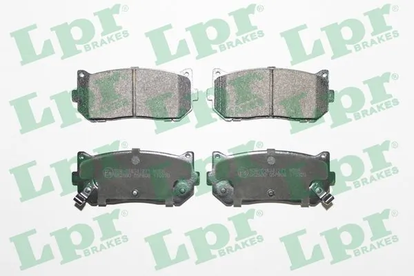 05P808 LPR Колодки гальмівні задні, дискові
