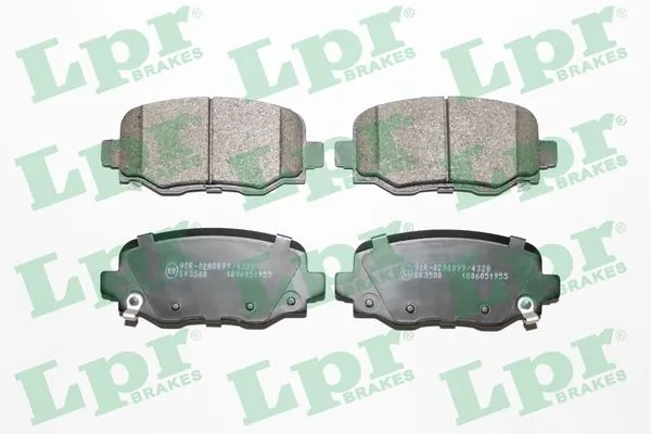 05P1955 LPR Колодки гальмівні задні, дискові