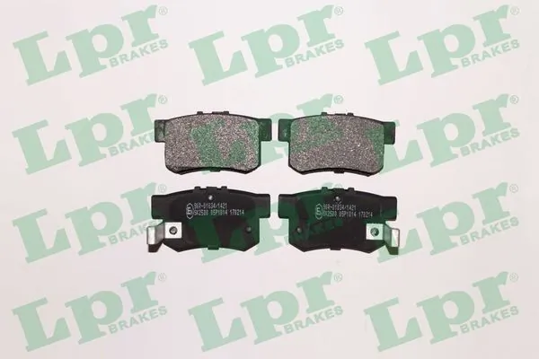05P1014 LPR Колодки гальмівні задні, дискові