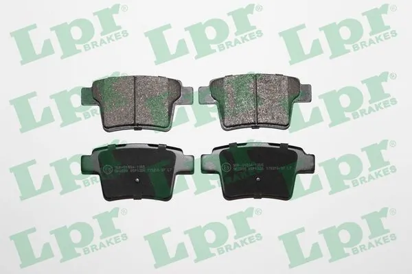 05P1326 LPR Колодки гальмівні задні, дискові