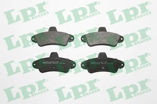 05P714 LPR Колодки гальмівні задні, дискові