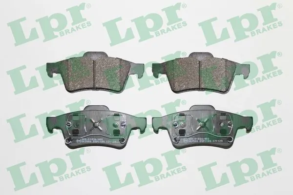 05P1189 LPR Колодки гальмівні задні, дискові
