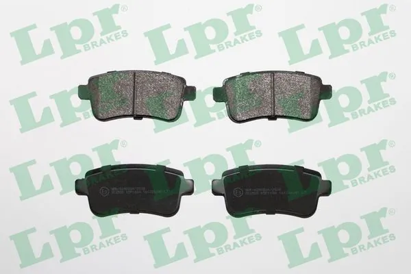 05P1484 LPR Колодки гальмівні задні, дискові