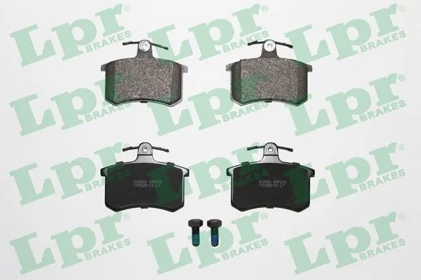 05P215 LPR Колодки гальмівні задні, дискові